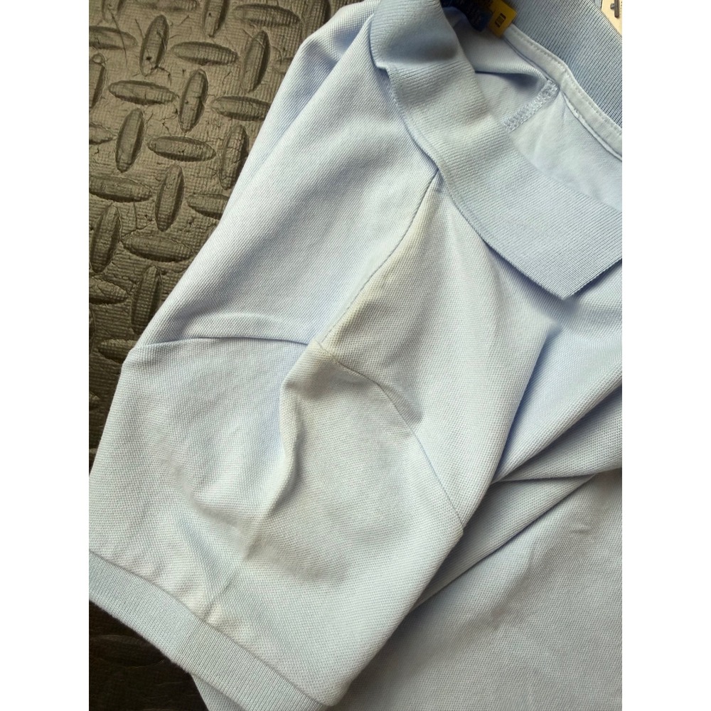 Polo Ralph Lauren Womens Slim Fit Polo Shirt Light Blue Cotton Size S Small - Picture 5 of 8